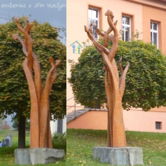 Strom života - Lípa svobody, Petřvald u Karviné, 4,5 m