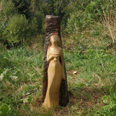 Sv.Barbora - dub, 30cm