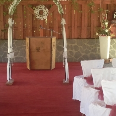 svatební pult - olše, 110 cm